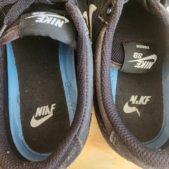Nike SB Chron Shoes Mens Size 6.5 Black White Skateboarding Sneakers CD6278-002 main image 12